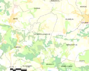 Poziția localității La Chapelle-Neuve