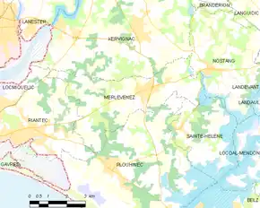 Poziția localității Merlevenez