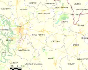 Poziția localității Noyal-Pontivy