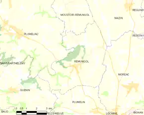 Poziția localității Remungol