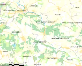 Poziția localității Saint-Congard