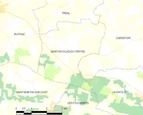 Poziția localității Saint-Nicolas-du-Tertre