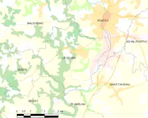 Poziția localității Le Sourn