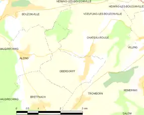 Poziția localității Oberdorff