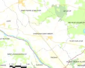 Poziția localității Chantenay-Saint-Imbert