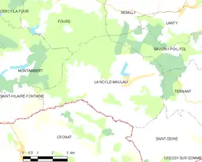 Poziția localității La Nocle-Maulaix