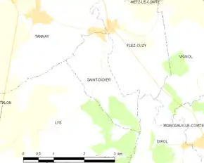 Poziția localității Saint-Didier