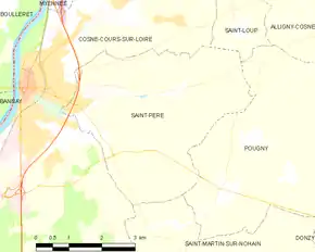 Poziția localității Saint-Père