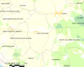 Poziția localității Suilly-la-Tour