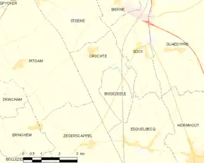 Poziția localității Crochte