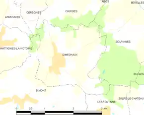 Poziția localității Dimechaux