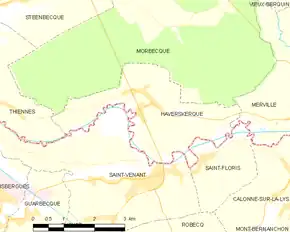 Poziția localității Haverskerque