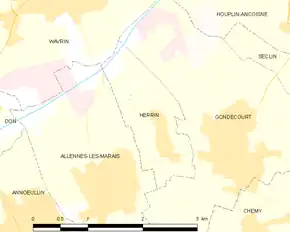 Poziția localității Herrin