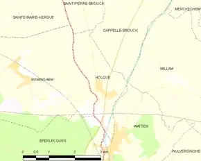Poziția localității Holque