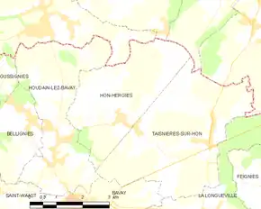 Poziția localității Hon-Hergies