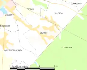 Poziția localității Jolimetz