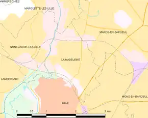 Poziția localității La Madeleine