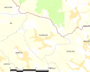 Poziția localității Rumegies