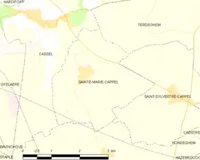 Poziția localității Sainte-Marie-Cappel