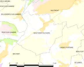 Poziția localității Saint-Remy-du-Nord