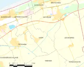 Poziția localității Uxem