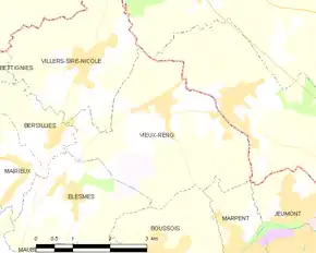 Poziția localității Vieux-Reng