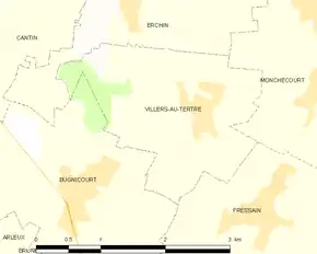 Poziția localității Villers-au-Tertre