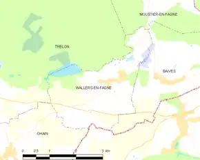 Poziția localității Wallers-en-Fagne