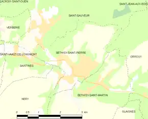 Poziția localității Béthisy-Saint-Pierre