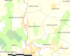 Poziția localității Éragny-sur-Epte