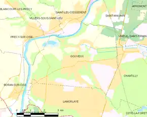 Poziția localității Gouvieux