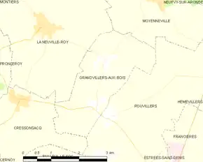 Poziția localității Grandvillers-aux-Bois