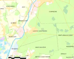 Poziția localității Lacroix-Saint-Ouen