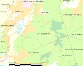 Poziția localității Le Plessis-Brion