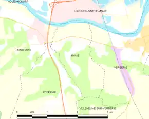 Poziția localității Rhuis