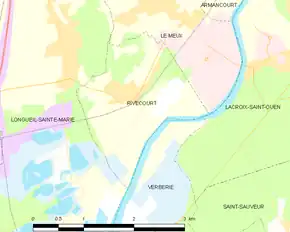 Poziția localității Rivecourt