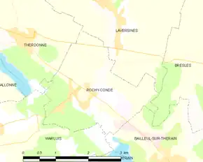Poziția localității Rochy-Condé