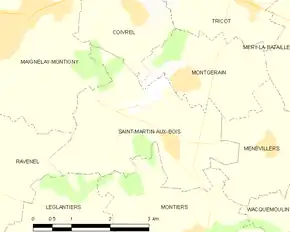 Poziția localității Saint-Martin-aux-Bois