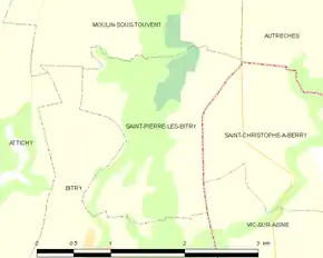 Poziția localității Saint-Pierre-lès-Bitry