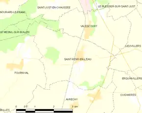 Poziția localității Saint-Remy-en-l'Eau
