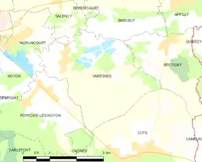 Poziția localității Varesnes