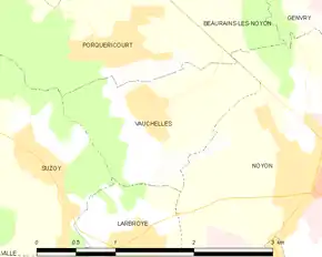 Poziția localității Vauchelles