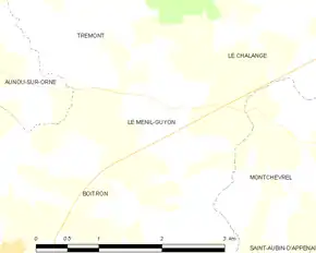 Poziția localității Le Ménil-Guyon