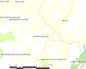 Poziția localității Le Ménil-Scelleur