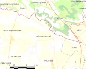 Poziția localității Neuvy-au-Houlme