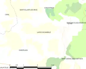 Poziția localității La Roche-Mabile