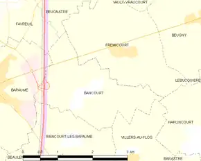 Poziția localității Bancourt