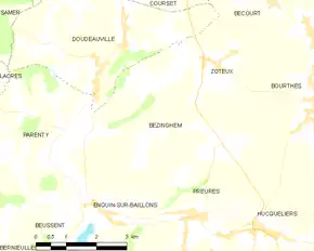 Poziția localității Bezinghem