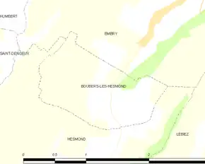 Poziția localității Boubers-lès-Hesmond