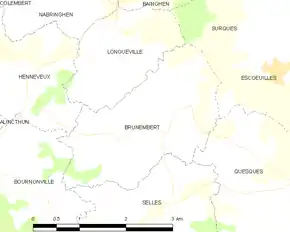 Poziția localității Brunembert